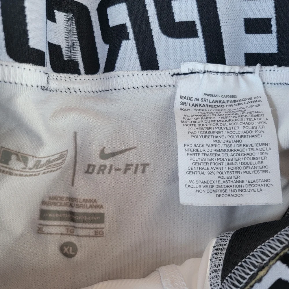 Nike Pro Combat Dri Fit MLB Authentic Performance XL Padded Sliding Shor… - Picture 7 of 9